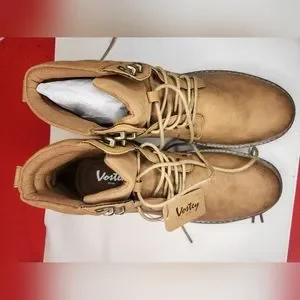 Vostey | Shoes | Vostey Mens Chukka Boots Yellow Brown Size  display picture 3